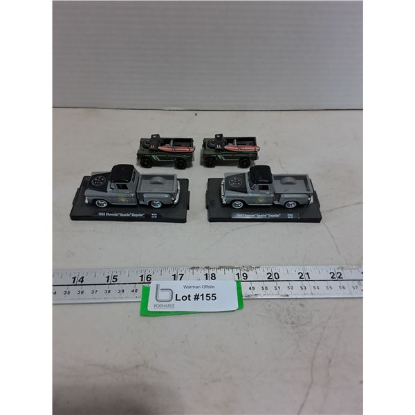 (4) Mini Replica Die-Cast Vehicles