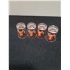 Image 2 : Set of 4 "O" Mini Shot Glasses