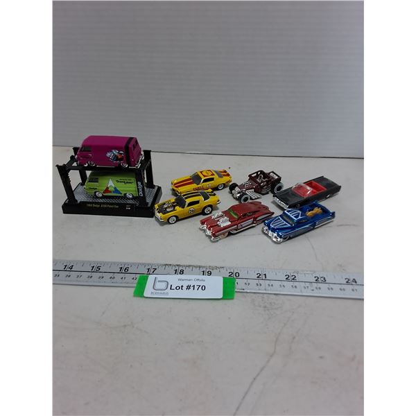 (8) Replica Die-Cast Vehicles w/Dodge Garage Mount