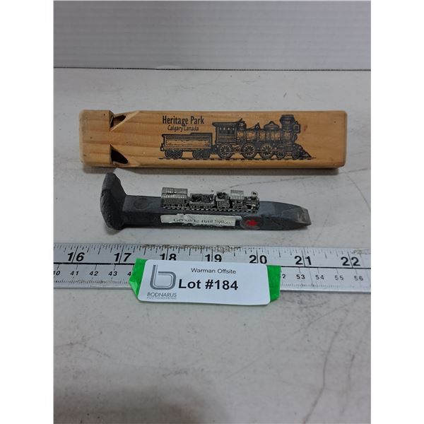 (2) Railroad Souvenirs