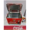 Image 2 : Coca-Cola 19" x 8.5" Metal Serving Tray, Lunch Kit, Assorted Magnets