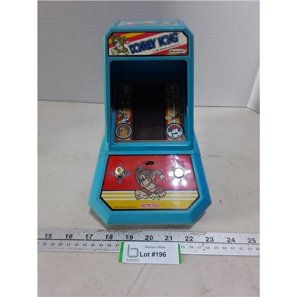 Coleco "Donkey Kong" Table-Size 1980's Video Game - Working, but needs Battery
