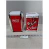 Image 1 : (2) Coca-Cola Napkin Holder & Sealer Tin