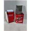 Image 2 : (2) Coca-Cola Napkin Holder & Sealer Tin