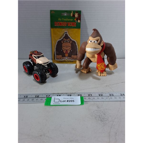 (3) Donkey Kong Memorabilia