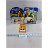 Image 1 : (2) NIB Hot Wheels Character Vehicles, Crash Team Rumble Card Game