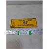 Image 1 : 1978 Saskatoon Tractor License Plate