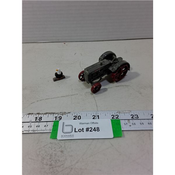 ERTL Replica Die-Cast Case F12 Vintage Tractor, Miniature Bald Eagle Ornament
