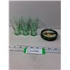 Image 1 : Coca-Cola Miniature Memorabilia (6 Glasses, 9 Metal Trays)