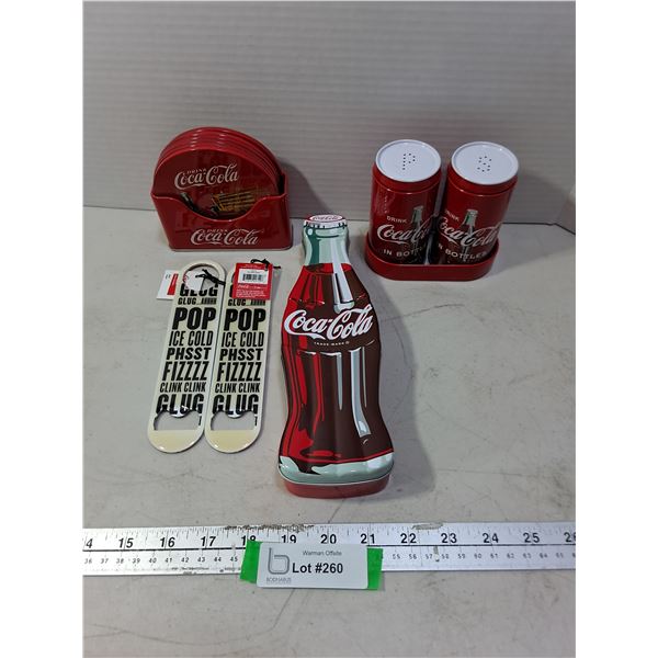 Assorted New Coca-Cola Memorabilia Kitchen Utensils