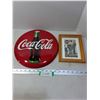 Image 1 : (2) Coca-Cola Memorabilia Wall Decor