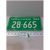 Image 1 : 1969 Saskatchewan License Plate