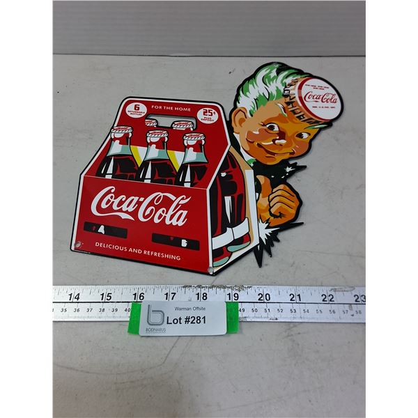 Metal Coca-Cola Wall Decor