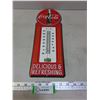 Image 1 : Metal Coca-Cola 16" Wall Mount Thermometer
