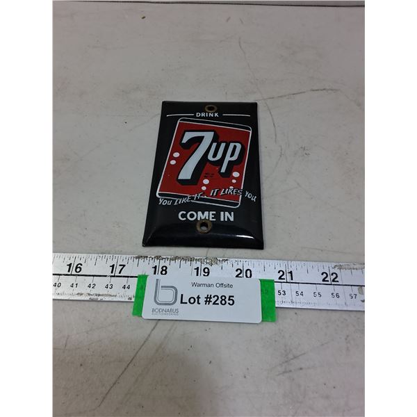Metal 7UP Wall Mount Sign