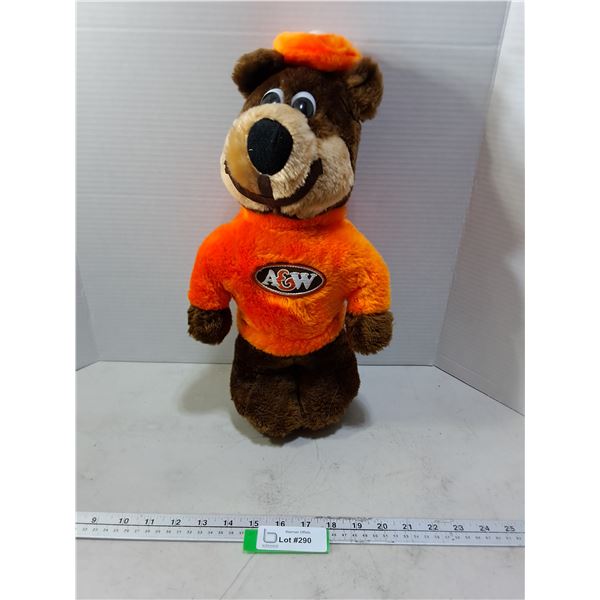 A&W Root Beer 17" Plush Bear