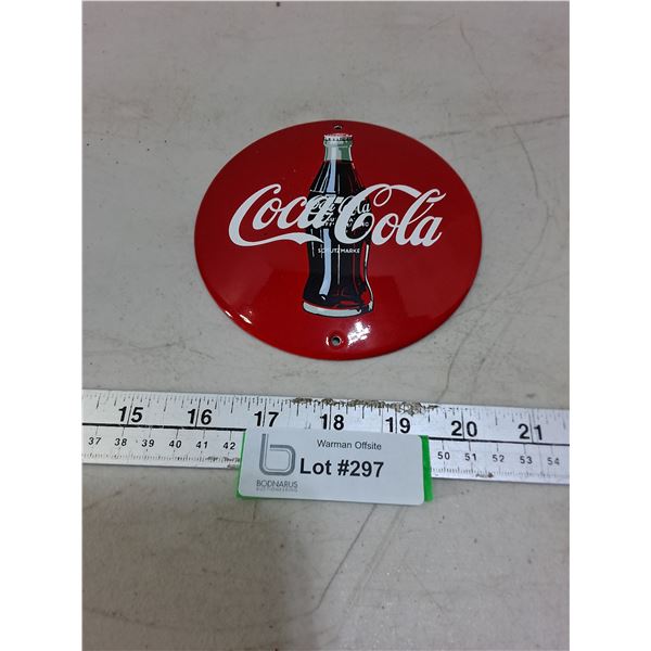 Metal Coca-Cola Wall Mount Sign