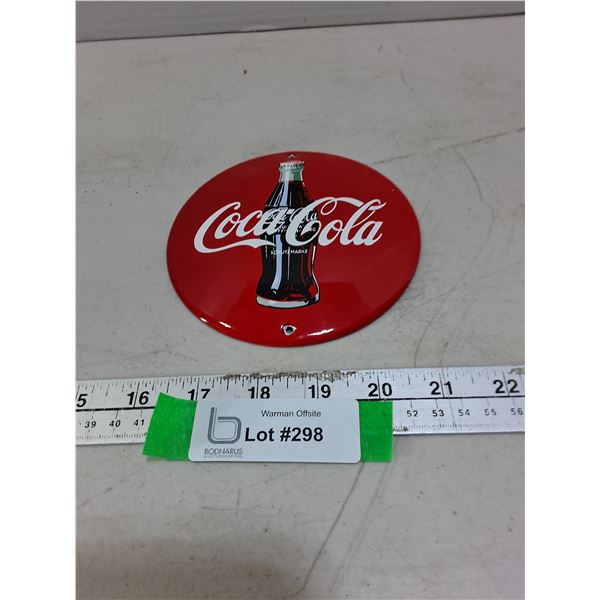 Metal Coca-Cola Wall Mount Sign