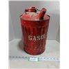 Image 1 : Vintage Metal Gasoline Jerry Can - Empty - PICK UP