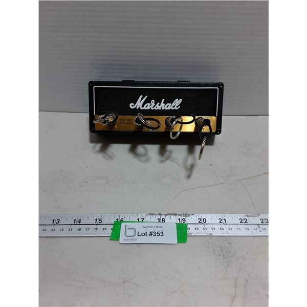 Marshall Amplifier Audio Jack Keychains & Holder