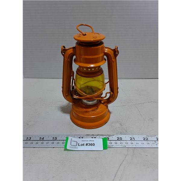 Small Vintage "Wingedwheel" Oil Lantern Made In Japan