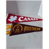 Image 3 : (2) Felt Pennants, Small RPS&D Pin