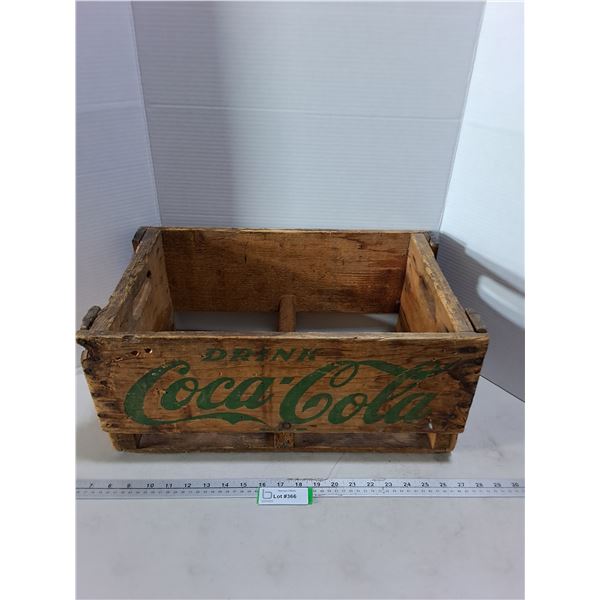 Vintage Wooden Coca-Cola Crate - 20x12x10"