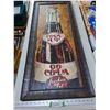 Image 1 : Framed "Cola Up" Wall Decor - 44" x 18" - PICK UP ONLY