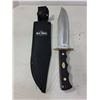 Image 2 : "Old Timer" Fixed Blade Knife w/Nylon Sheath - Never Used