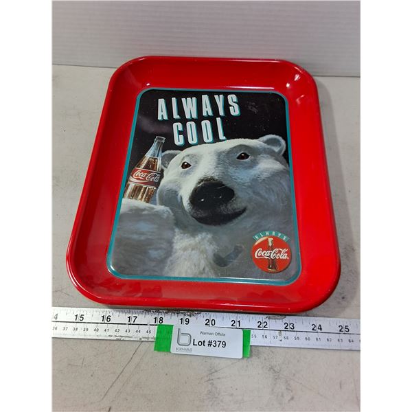 Metal Coca-Cola 11" x 13" Serving Tray