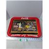 Image 1 : (2) Metal Coca-Cola 13" x 17" Serving Trays