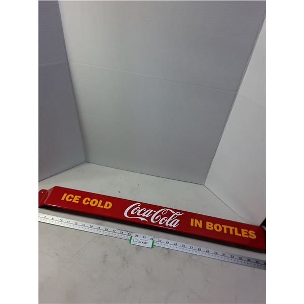 Retro Coca-Cola Metal 30" Push Bar - PICK UP