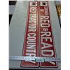 Image 1 : (2) Retro International Harvester Metal 36" Signs - PICK UP ONLY