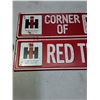 Image 2 : (2) Retro International Harvester Metal 36" Signs - PICK UP ONLY