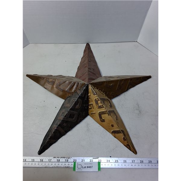 Metal Star Wall Decor