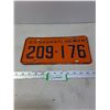Image 1 : 1963 Saskatchewan License Plate