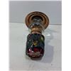 Image 2 : Vintage Multi-Color Base Oil Lamp