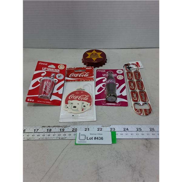Coca-Cola Memorabilia & Sasparilla Magnetic Bottle Opener