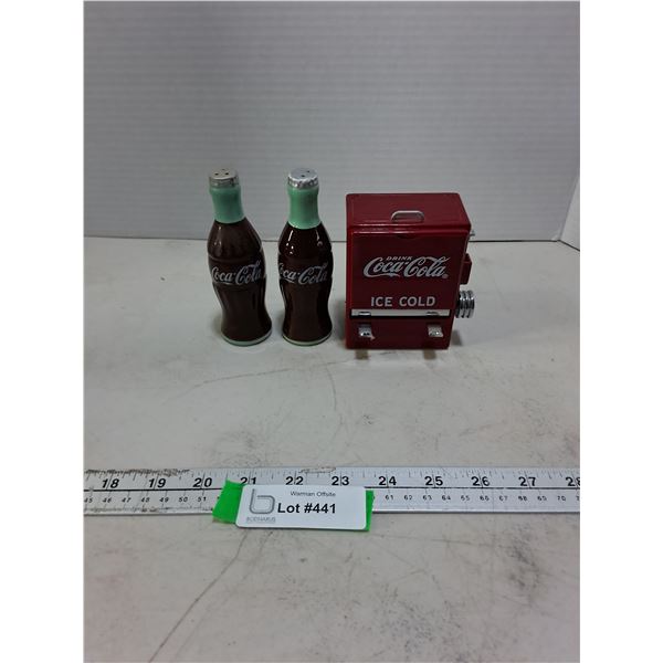 Coca-Cola Bottle Shakers & Toothpick Dispenser