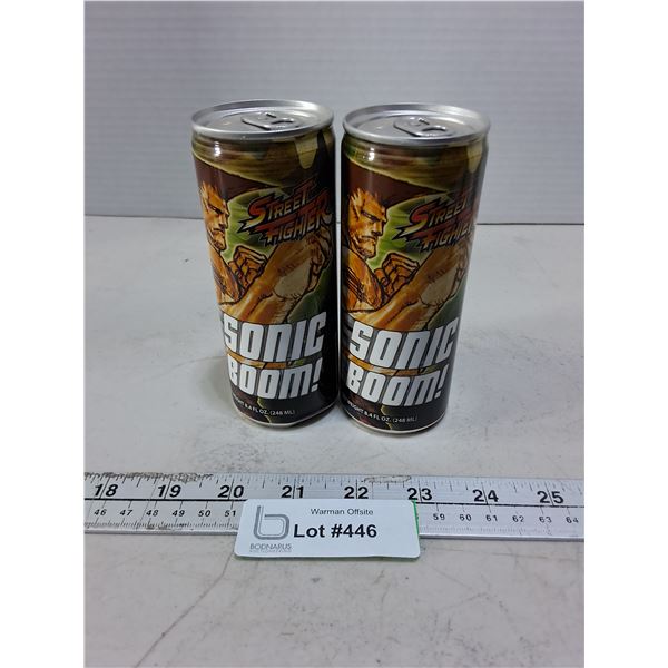 (2) Unopened Sonic Boom "Arcade Edition" Energy Drinks - PICK UP