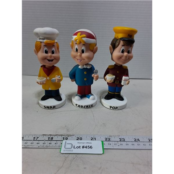 Set of 3 "Rice Krispies" Bobbleheads