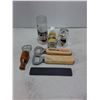 Image 2 : Assorted Shot Glasses & Bottle Openers, "Dad's Garage" Magnet