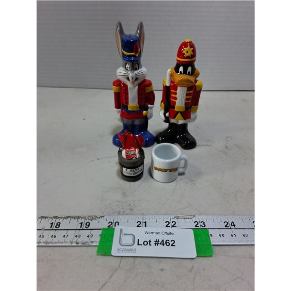 Bugs Bunny & Daffy Duck Shakers, Mini Mug & Housework Bucket