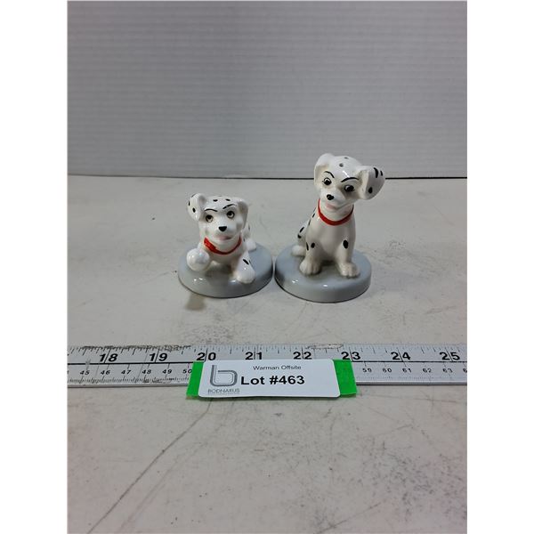 Disney "101 Dalmatians" Pair of Porcelain Shakers