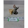 Image 1 : Porcelain Mouse & Cheese Shaker Set