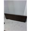Image 4 : Wood Slab 27" x 10" "Canoes for Rent" Sign w/Attached Fish Tackle, Salmon Ornament - PICK UP