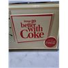 Image 2 : Vintage Coca-Cola 25x14x5" Advertising Clock - Not Working - PICK UP