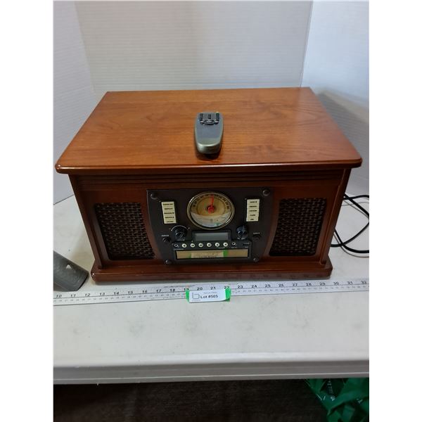 Victrola Retro Multi-Function 18x13x10" Audio Cabinet w/Remote - Tested - CANNOT SHIP