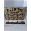 Image 1 : "Premium Chicken Feed" 23" x 17" Photo Board, Retro Metal Coat Rack