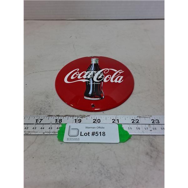 Retro Metal Coca-Cola Wall Sign